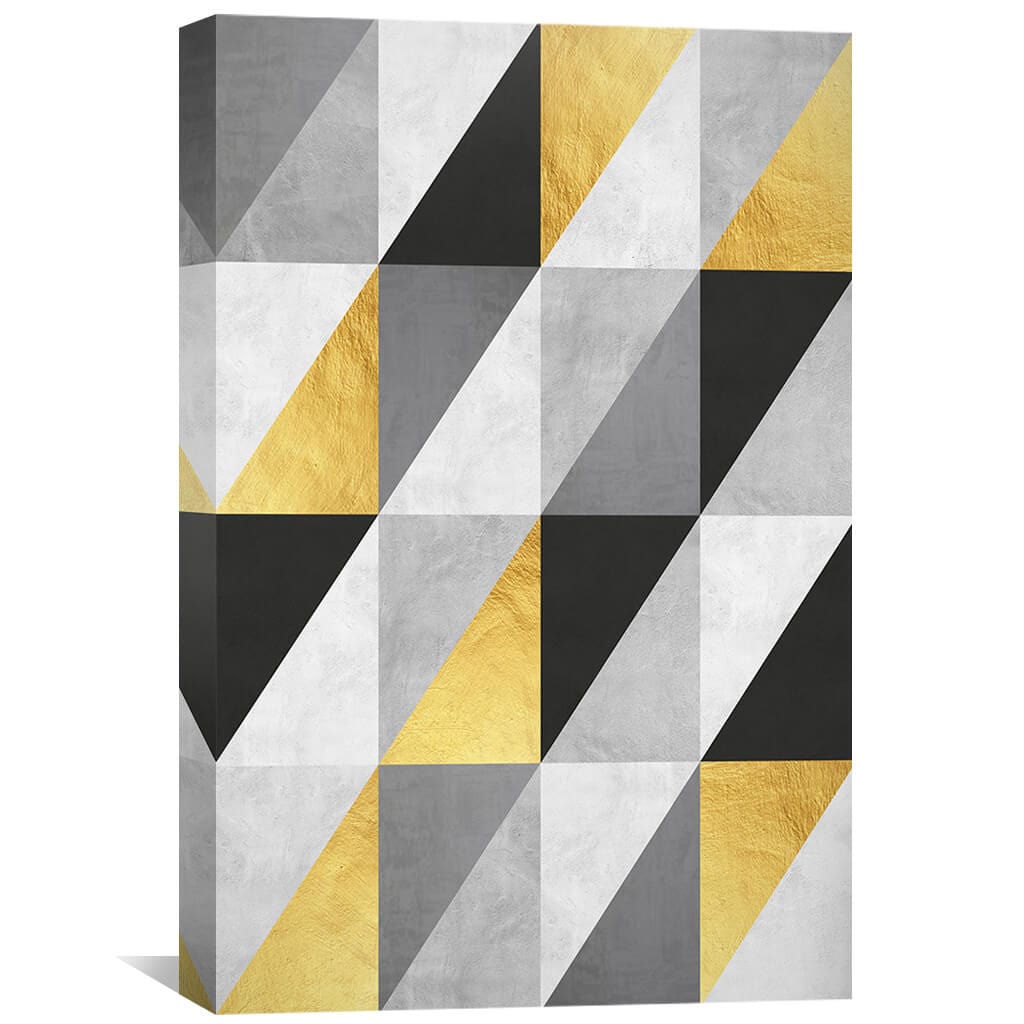 Marble and Gold Art I Canvas Art 30 x 45cm / Unframed Canvas Print Clock Canvas