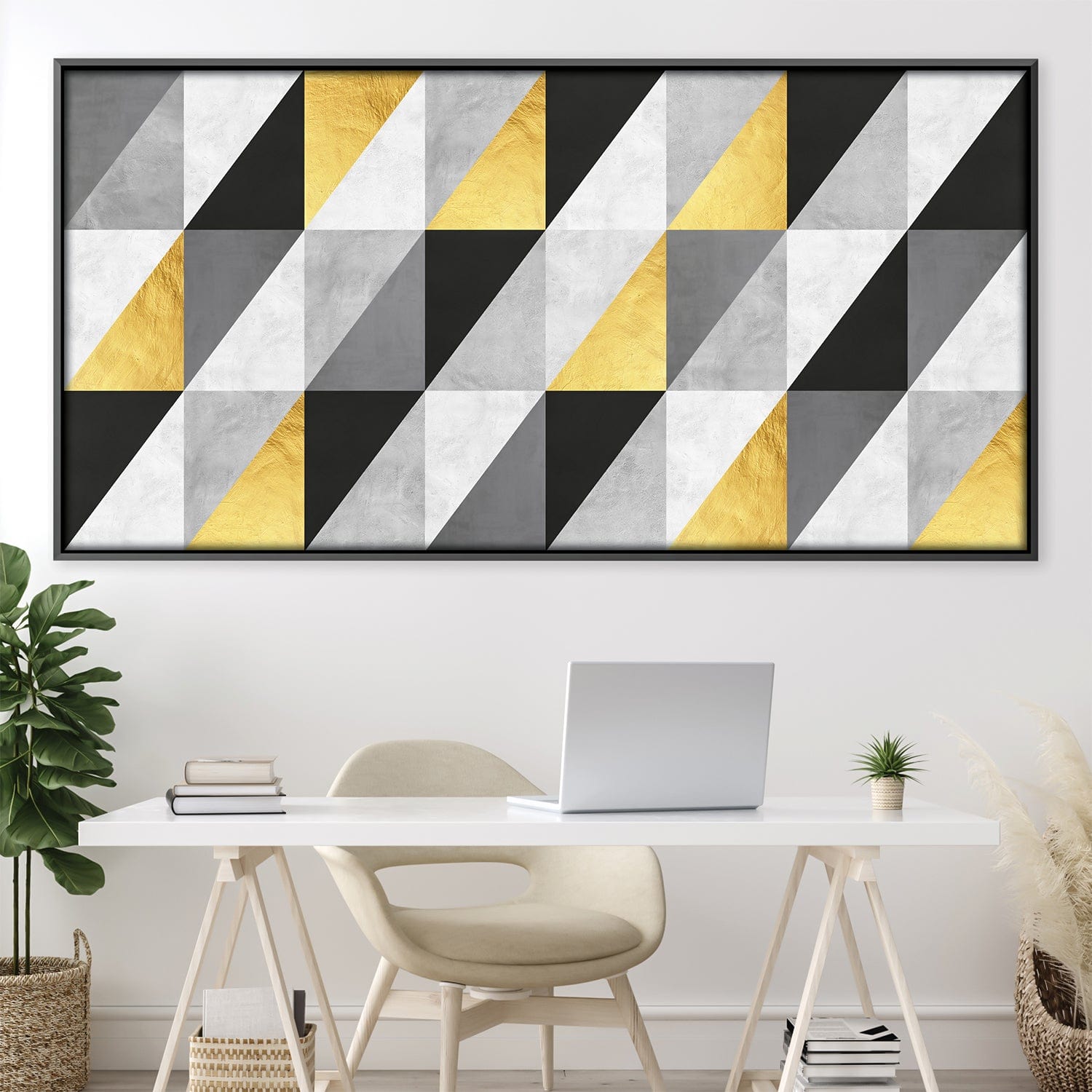 Marble and Gold Art III Canvas Art Clock Canvas