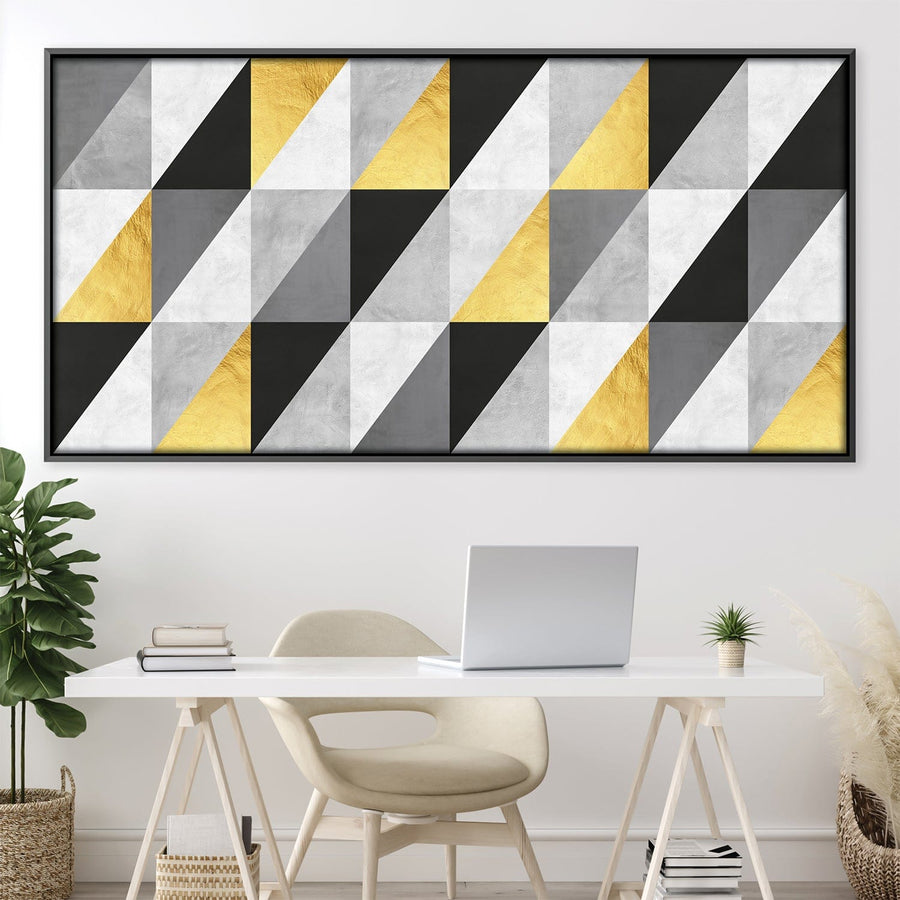Marble and Gold Art III Canvas Art Clock Canvas