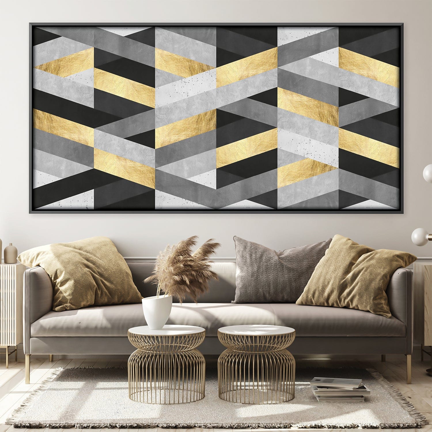 Marble and Gold Art IV Canvas product thumbnail