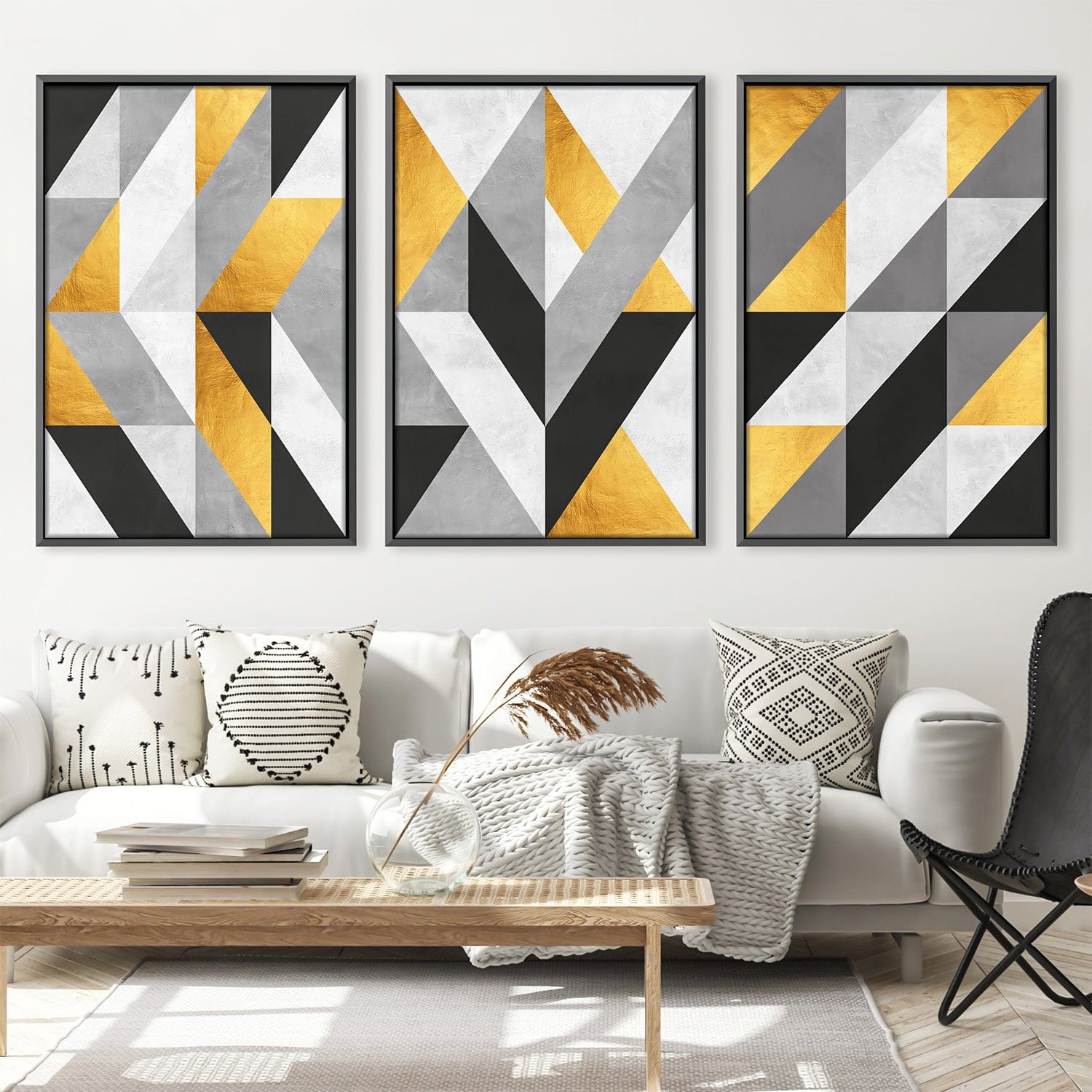 Marble and Gold Art-Set Canvas product thumbnail