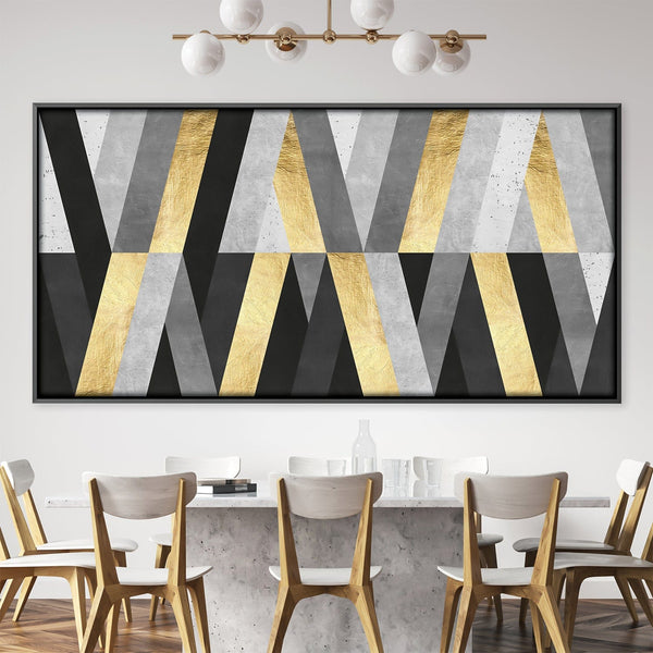 Marble and Gold Art V Canvas Art Clock Canvas