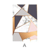 Marble Geometric Canvas Art A / 40 x 50cm / No Board - Canvas Print Only Clock Canvas