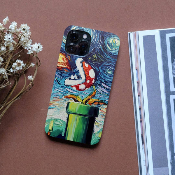 Mario Van Gogh Phone Case Phone Case Clock Canvas