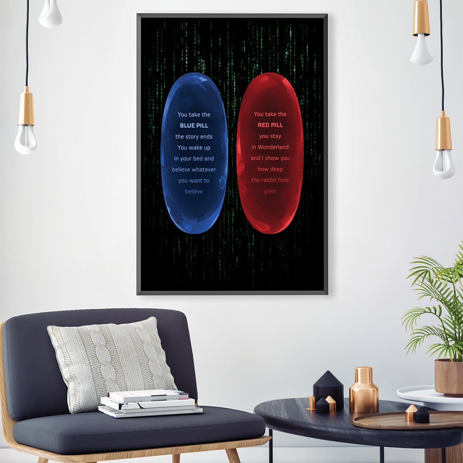 Matrix Red Blue Canvas product thumbnail