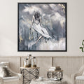 Mellifluous II Canvas Art 30 x 30cm / Unframed Canvas Print Clock Canvas