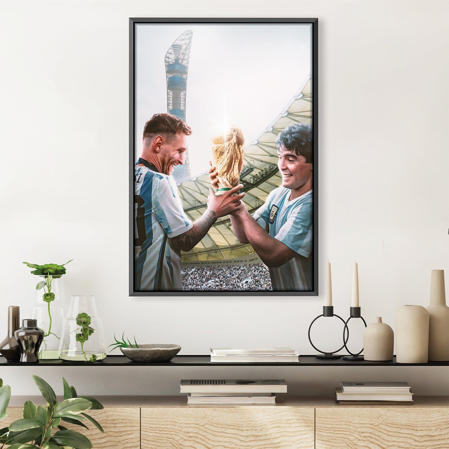 Messi and Maradona Champions Canvas product thumbnail