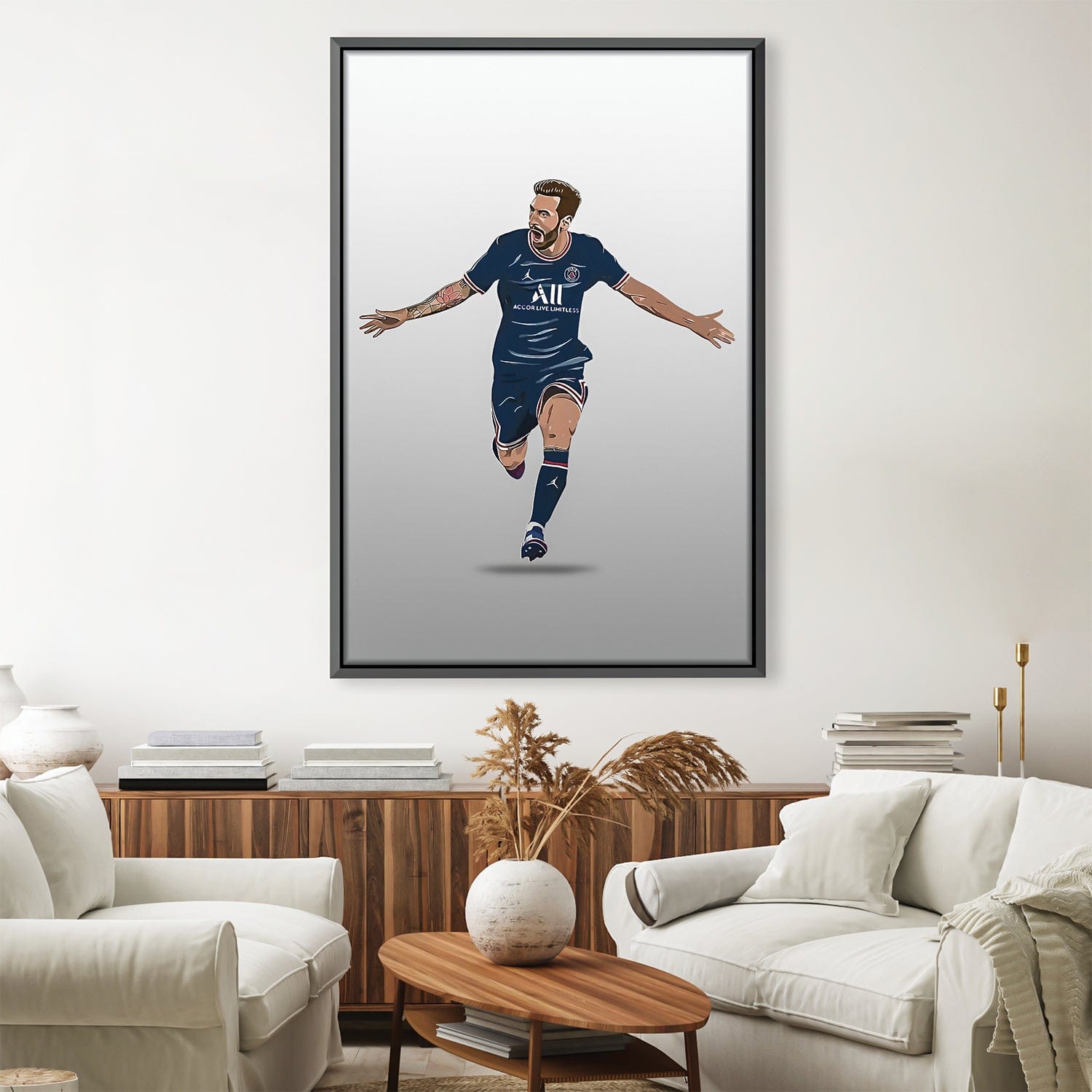 Messi Goal Canvas 12 x 18in / Canvas product thumbnail