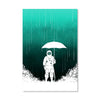 Meteor Shower Canvas Art Clock Canvas