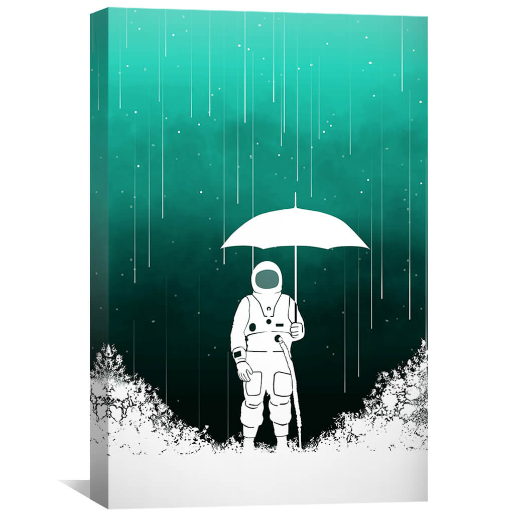 Meteor Shower Canvas Art 30 x 45cm / Unframed Canvas Print Clock Canvas
