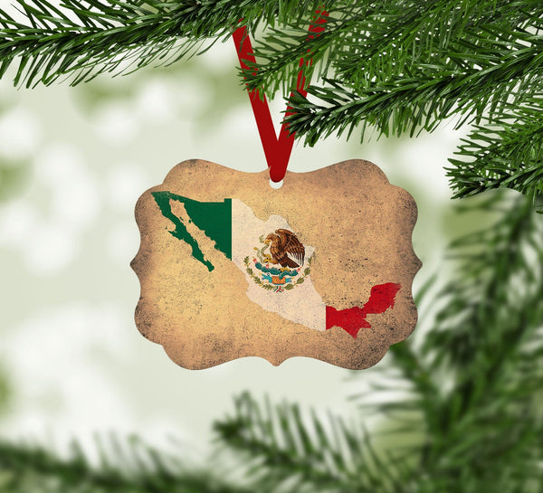 Mexico Ornament Christmas Ornament Victorian 10.8 x 8cm Clock Canvas