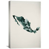 Mexico Watercolor Canvas Art 30 x 45cm / Unframed Canvas Print Clock Canvas