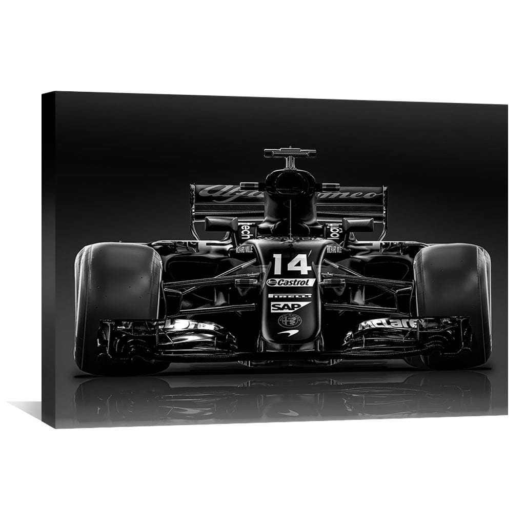 Midnight Racing Canvas Art Clock Canvas