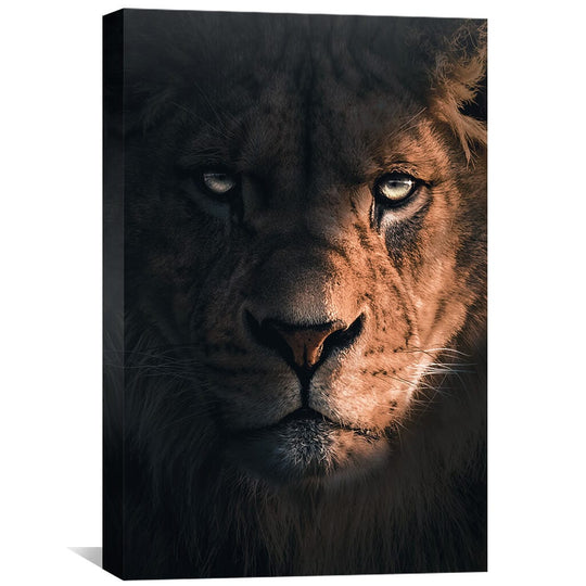 Mighty Lion Canvas – ClockCanvas