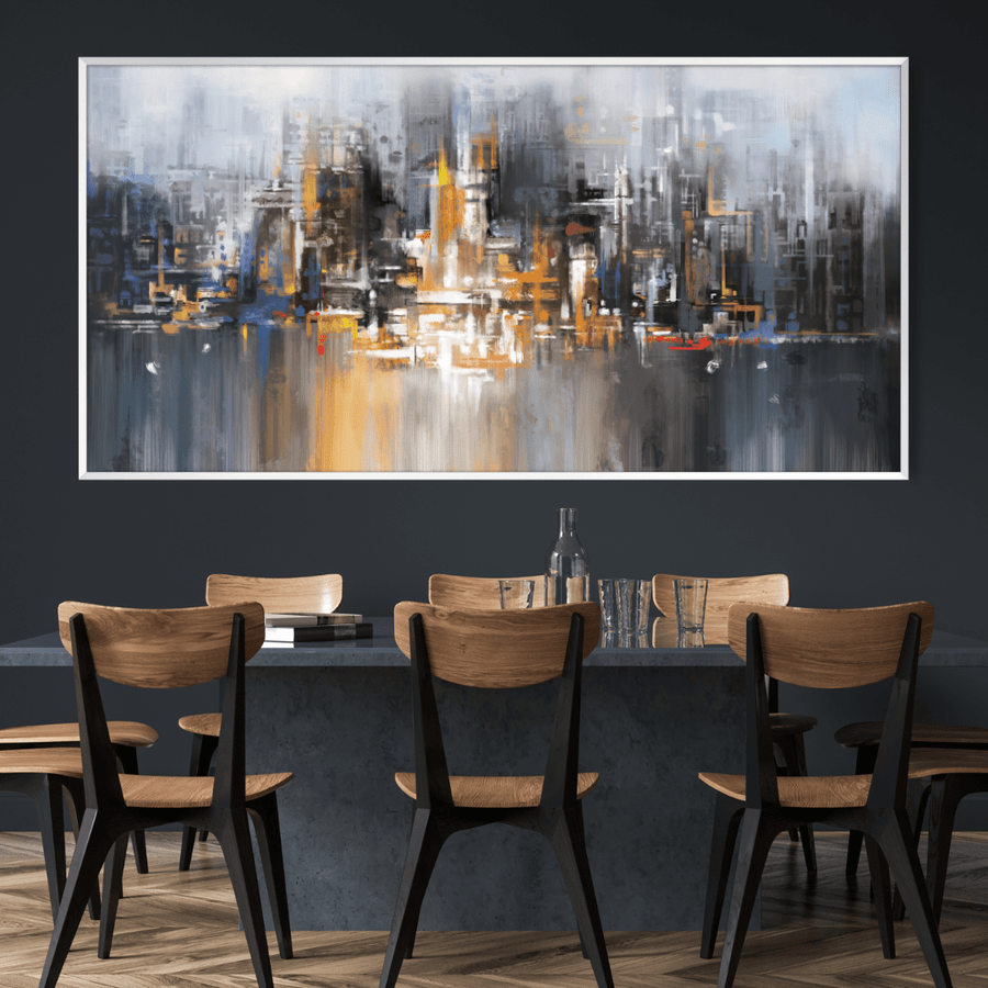 Millennium Cityscape Canvas Art Clock Canvas
