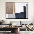 Minimal Emote Canvas Art Clock Canvas