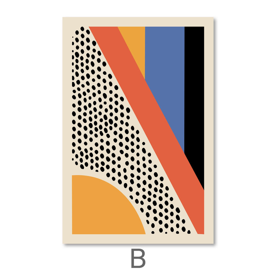 Minimal Paradise Canvas Art B / 40 x 50cm / No Board - Canvas Print Only Clock Canvas