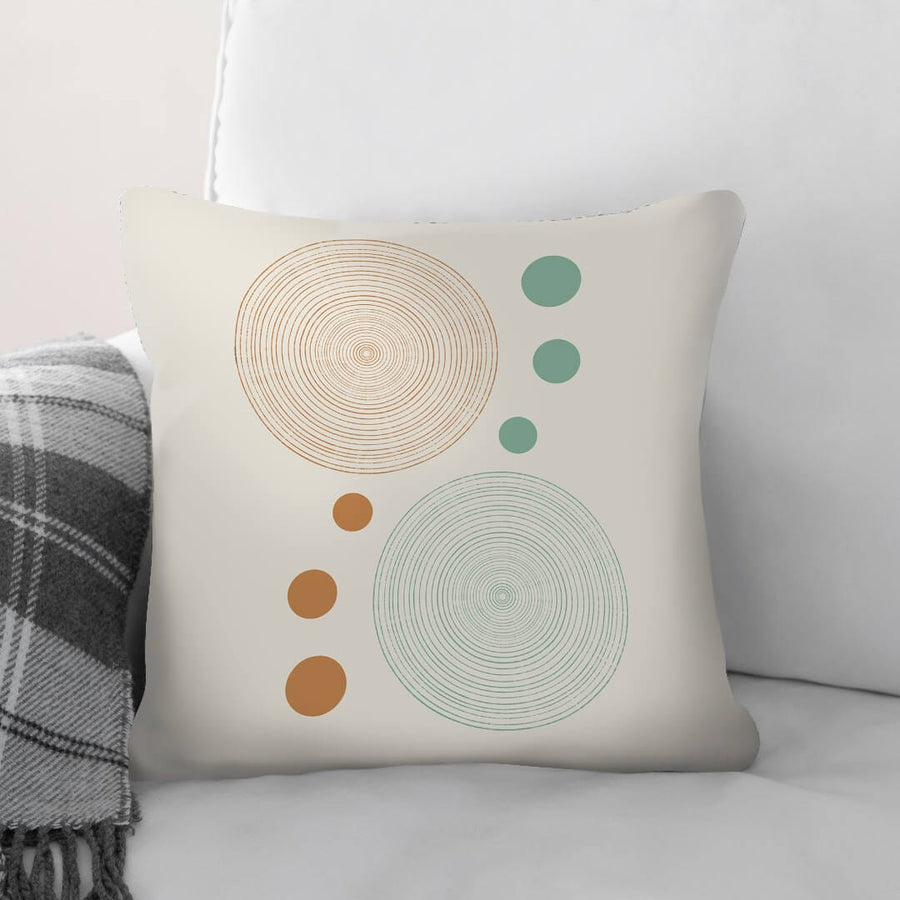 Minimal Shapes A Cushion Cushion 45 x 45cm Clock Canvas