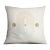 Minimal Shapes B Cushion Cushion 45 x 45cm Clock Canvas