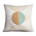 Minimal Shapes C Cushion Cushion 45 x 45cm Clock Canvas