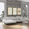Minimal Shapes Canvas Art Clock Canvas