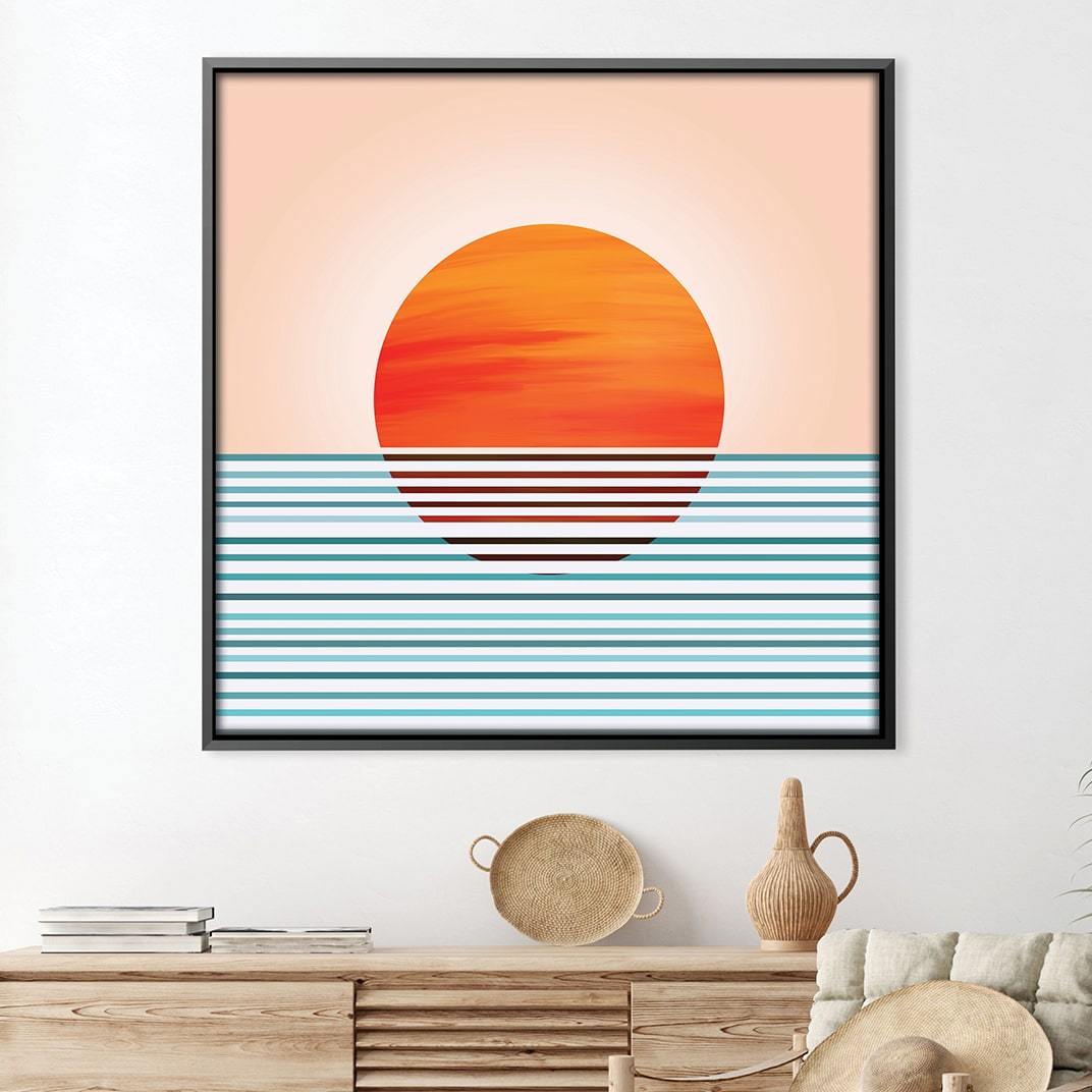 Minimal Sunset Canvas product thumbnail