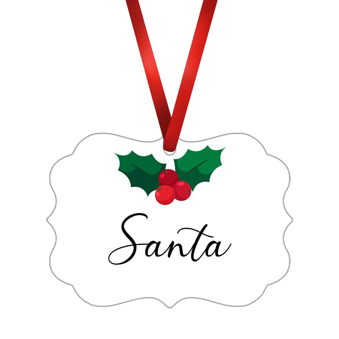 Mistletoe Santa Ornament product thumbnail