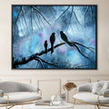 Misty Morning Canvas Art 45 x 30cm / Unframed Canvas Print Clock Canvas