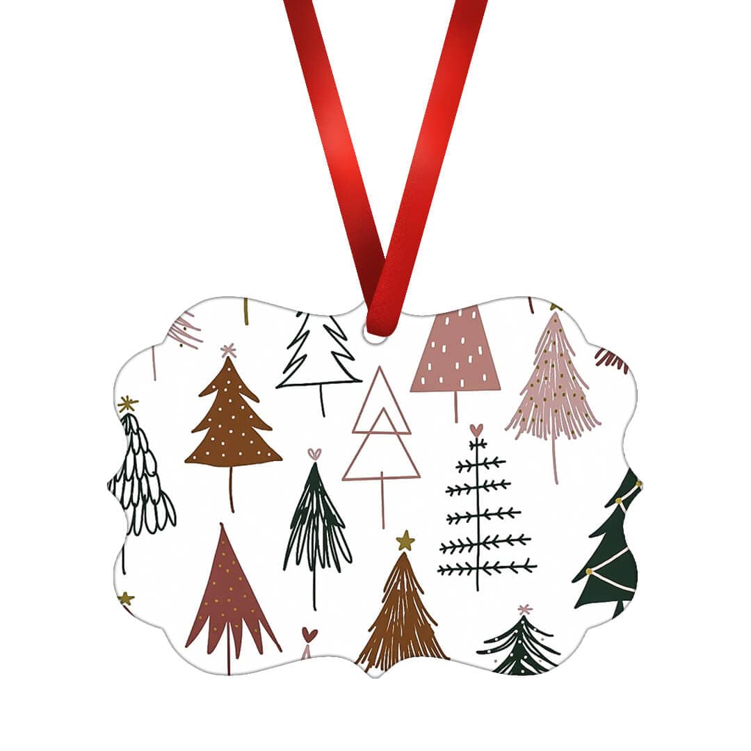 Mixed Christmas Trees Ornament product thumbnail