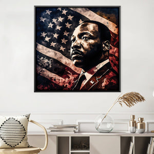 MLK Canvas Art Clock Canvas