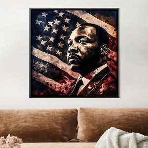 MLK Canvas Art Clock Canvas