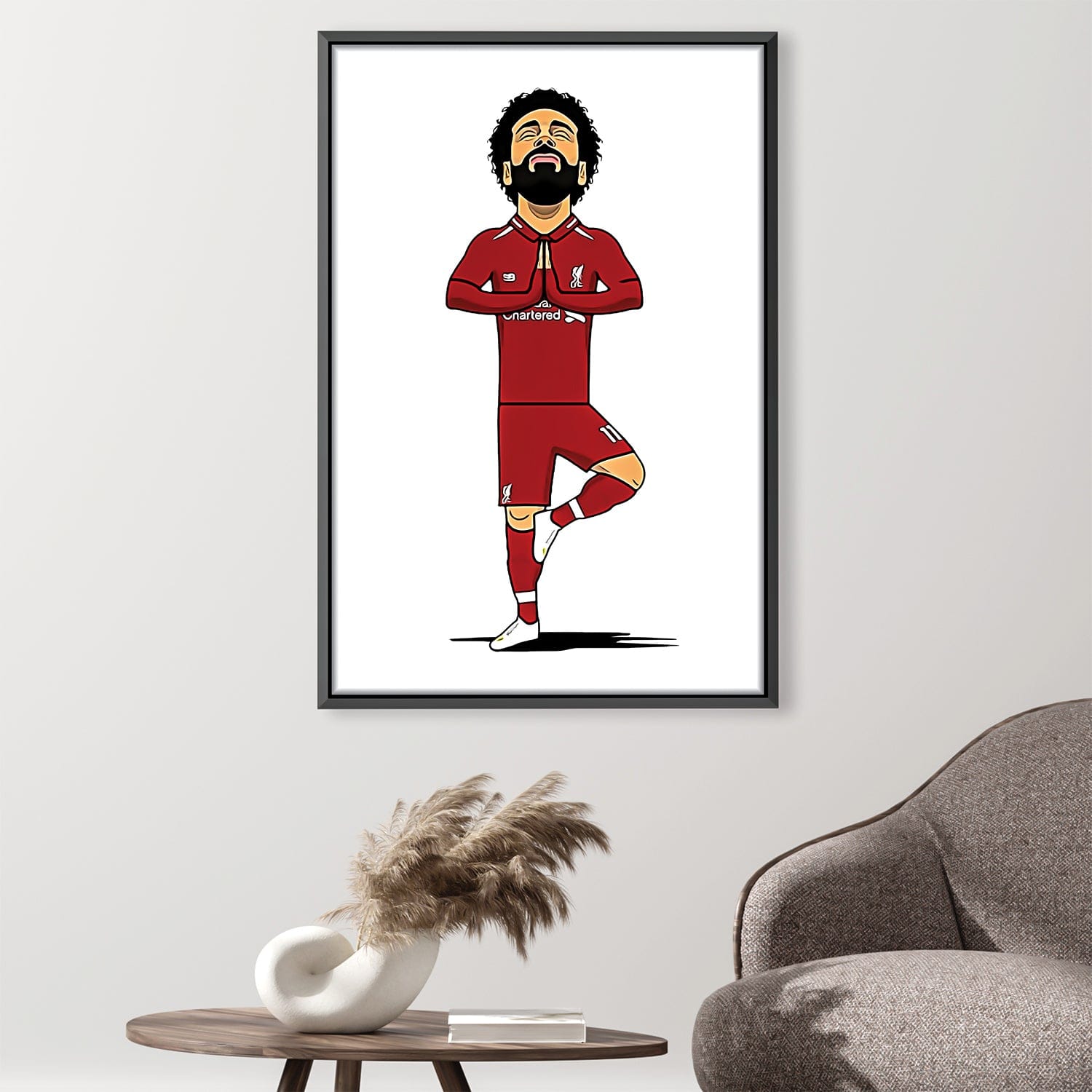 Mo Salah Cartoon Canvas product thumbnail