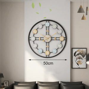 Modena Clock Black / 50cm Clock Canvas