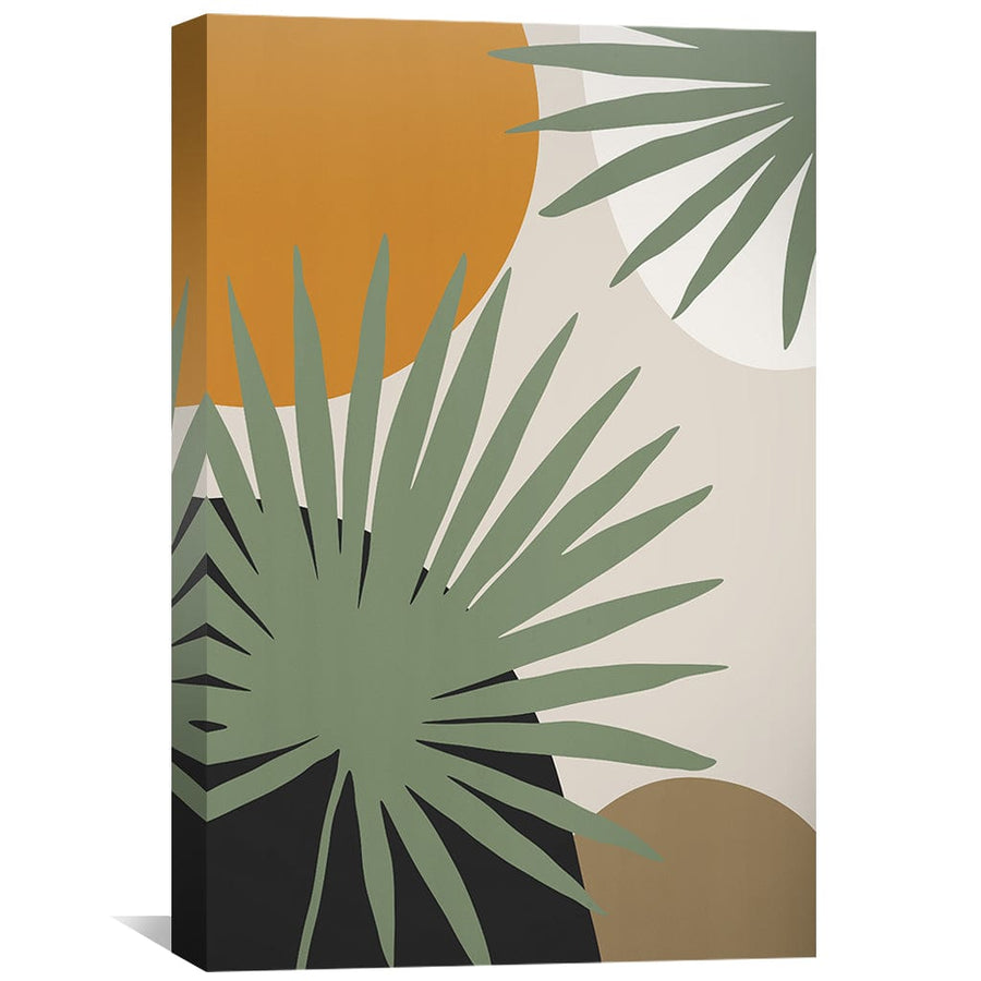 Modern Floral Set 3 Canvas Art Clock Canvas
