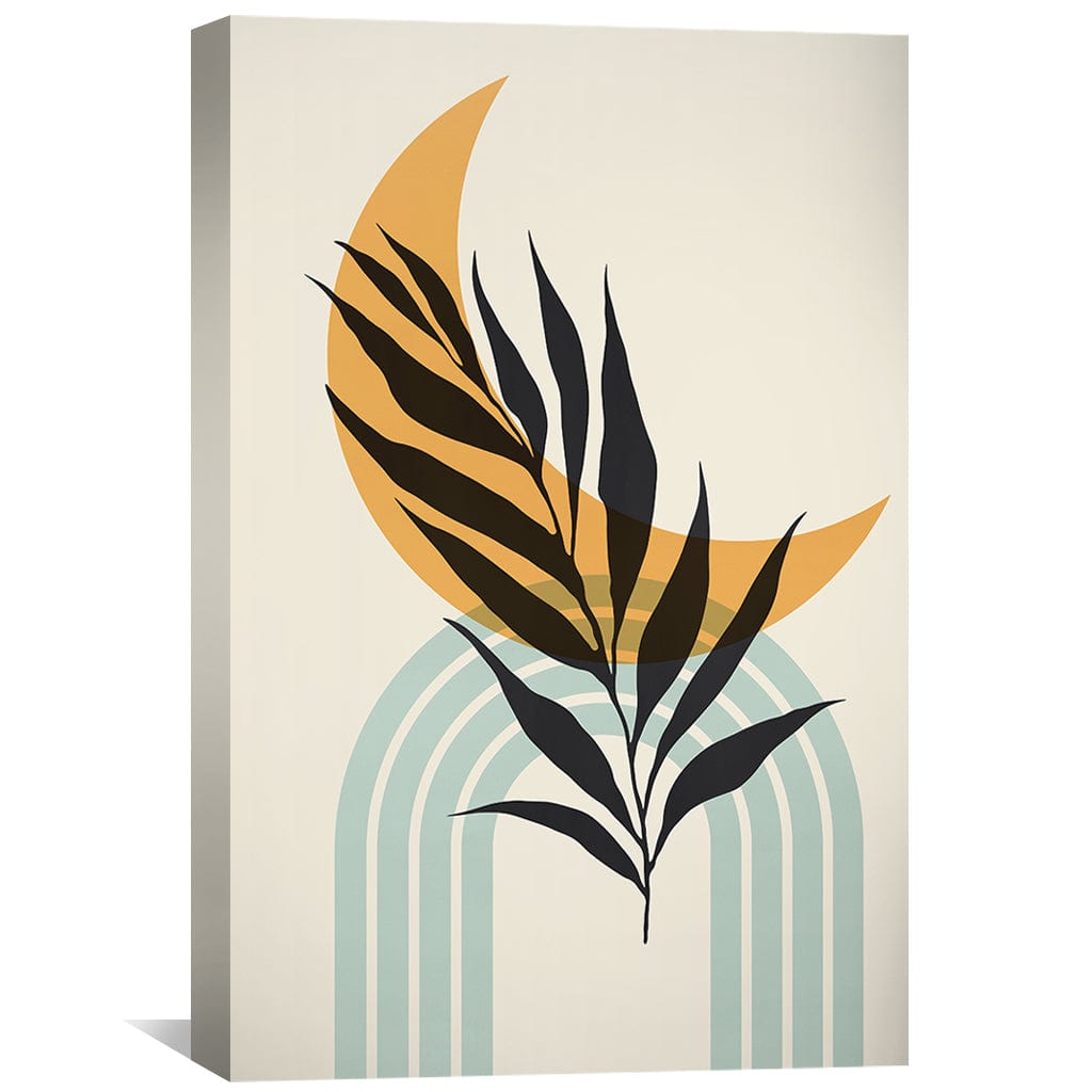 Modern Floral Set 6 Canvas Art Clock Canvas