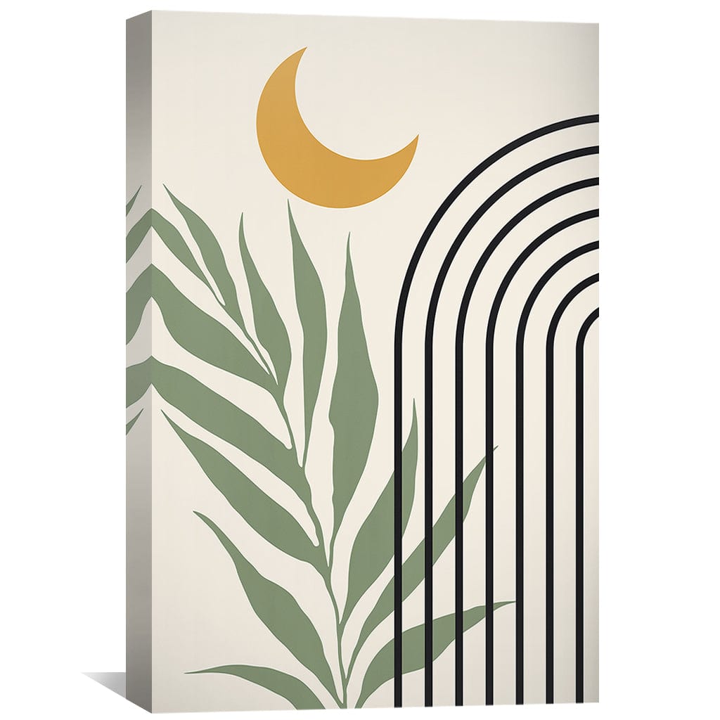 Modern Floral Set 7 Canvas Art Clock Canvas