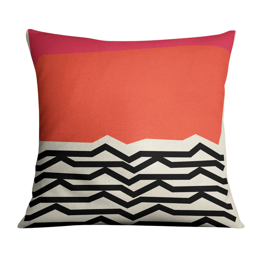 Modern Ocean C Cushion Cushion Cushion Square Clock Canvas