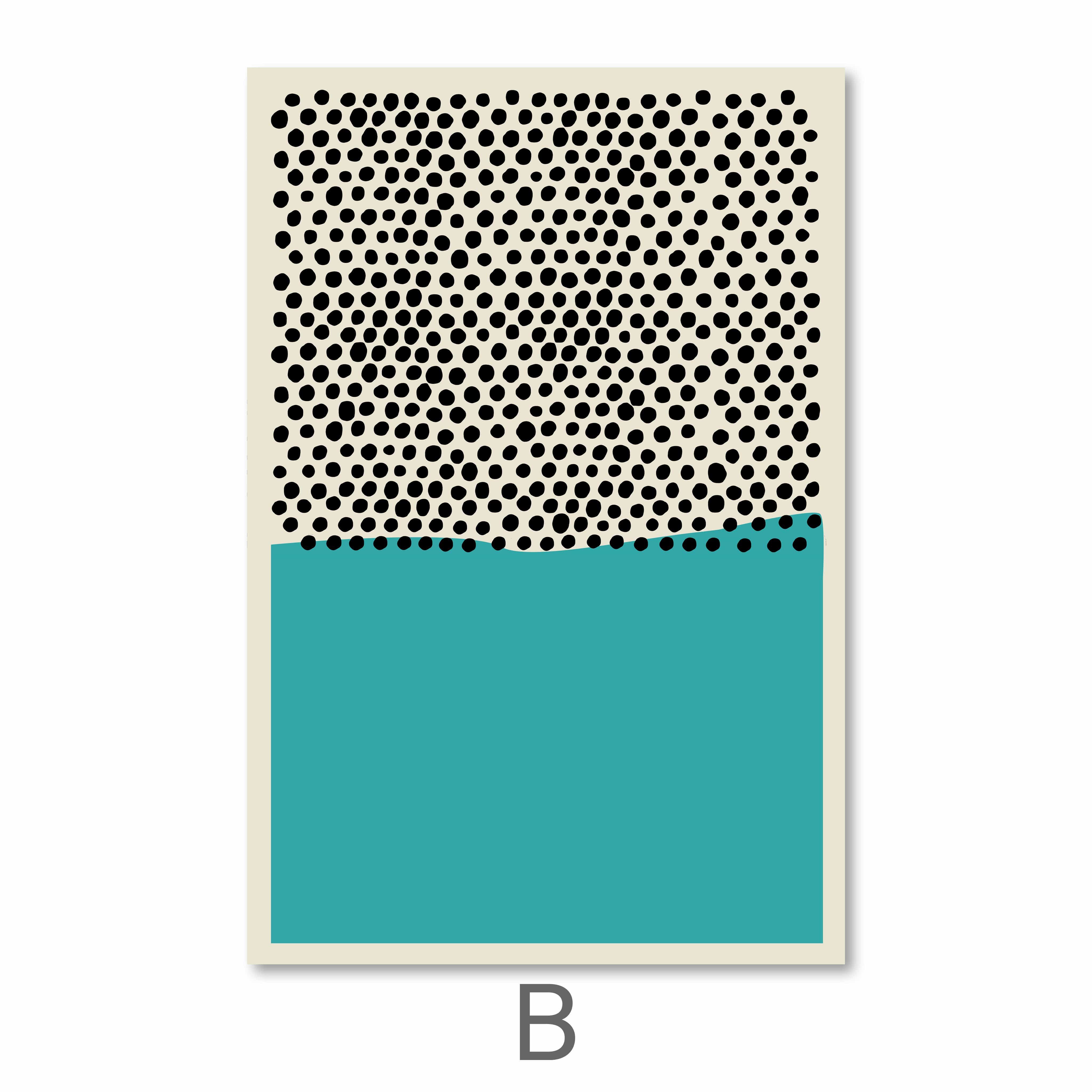 Modern Ocean Canvas Art B / 40 x 50cm / No Board - Canvas Print Only Clock Canvas