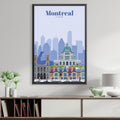 Montreal Canvas - Studio 324 Art Clock Canvas