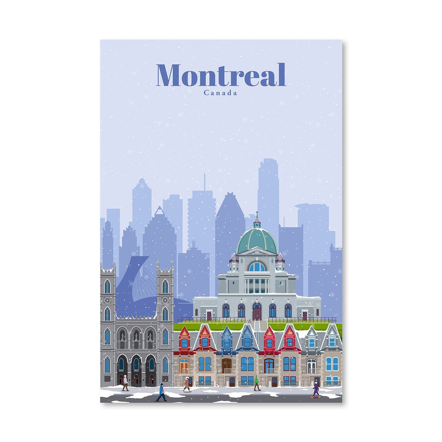 Montreal Canvas - Studio 324 Art Clock Canvas