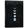 Moon and Stars Canvas Art 30 x 45cm / Unframed Canvas Print Clock Canvas