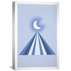 Moon Vibe Canvas Art 30 x 45cm / Unframed Canvas Print Clock Canvas