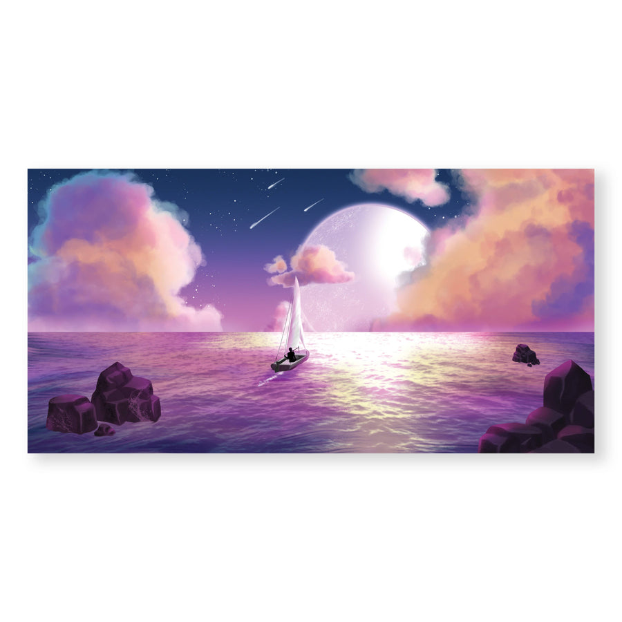 Moonlight Dream Canvas Art Clock Canvas