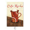 Morning Coffee Canvas Art C / 30 x 45cm / Unframed Canvas Print Clock Canvas