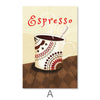 Morning Coffee Canvas Art Clock Canvas