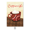 Morning Coffee Canvas Art Clock Canvas