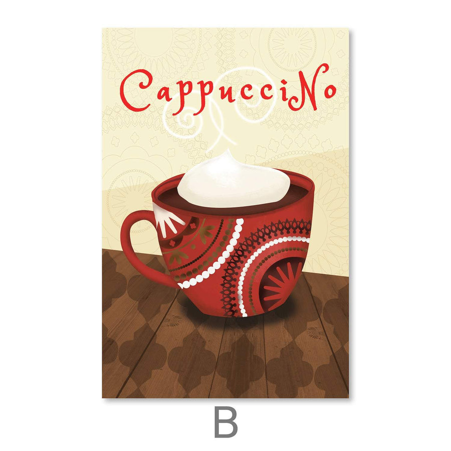 Morning Coffee Canvas Art Clock Canvas