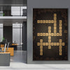 Motivation Crossword Clock Canvas