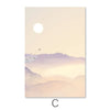 Mountain Horizon Canvas Art C / 40 x 60cm / Unframed Canvas Print Clock Canvas