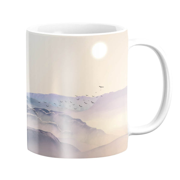 Mountain Horizon Mug Mug White Clock Canvas